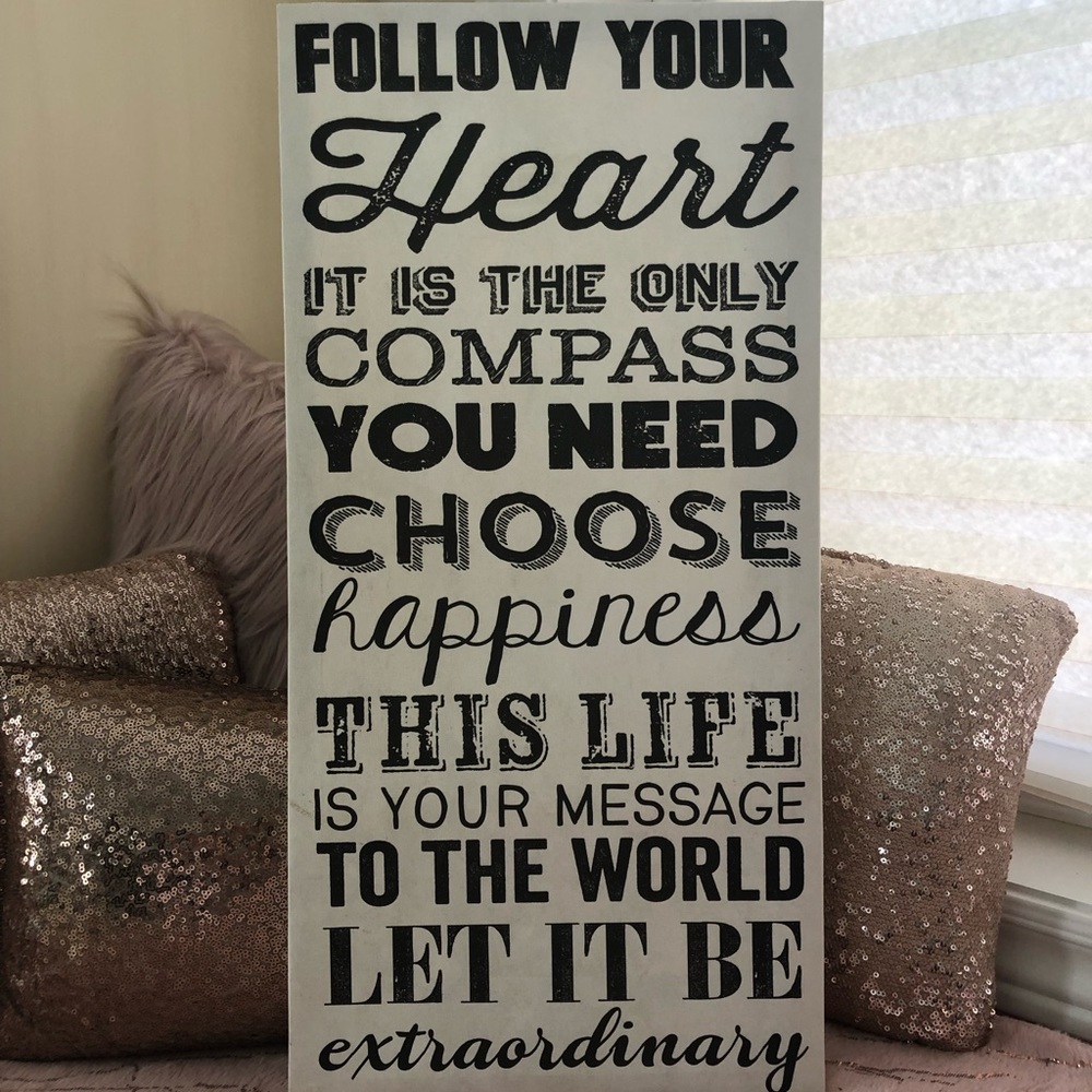3D Poster - “Follow Your Heart”